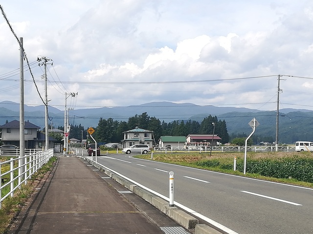 ゴール地点の十字路の画像