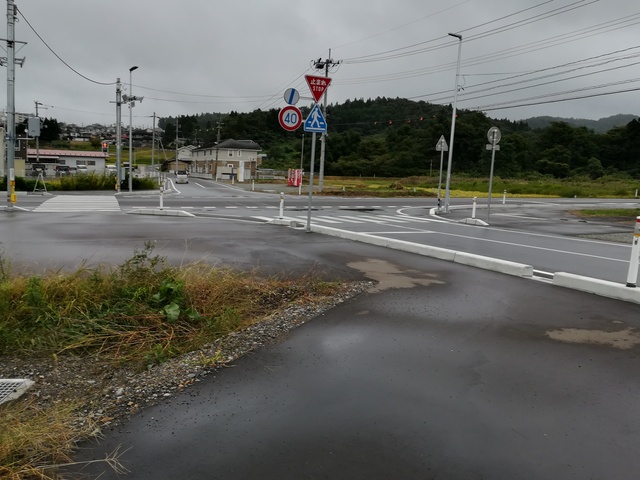 島バイパスのスタート地点